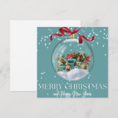 Merry Christmas and New Year Greeting (Voorkant / Achterkant)