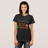 Merry Christmas And Snowflakes Autism Merry Christ T-shirt (Voorkant volledig)