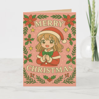 Merry Christmas Anime thema Kaart