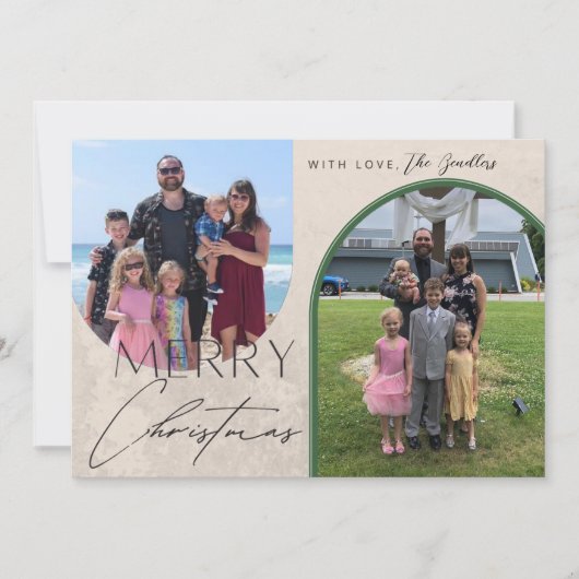 Merry Christmas Arch Christmas Kaart (Voorkant)