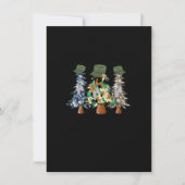 Merry Christmas Army Camouflage Xmas Trees Holiday Kaart (Voorkant)