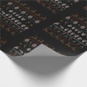 Merry Christmas - ASL Amerikaans Gebarentaal II Cadeaupapier (Hoek)