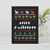 Merry Christmas - ASL Amerikaanse Gebarentaal I Feestdagenkaart (Staand voorkant)