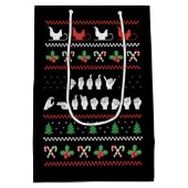 Merry Christmas - ASL Amerikaanse Gebarentaal I Medium Cadeauzakje (Achterkant)