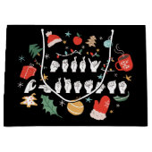 Merry Christmas - ASL Amerikaanse Gebarentaal III Groot Cadeauzakje (Voorkant)