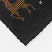 Merry Christmas Asl Sign Language Deaf Pride Sped  Fleece Deken (Hoek)