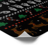 Merry Christmas Asl Sign Language Deaf Pride Sped  Poster (Hoek)