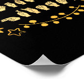 Merry Christmas Asl Sign Language Deaf Sped Women  Poster (Hoek)