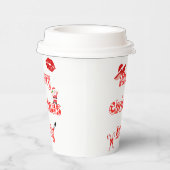 Merry Christmas Baby Papieren Bekers (Rechts)