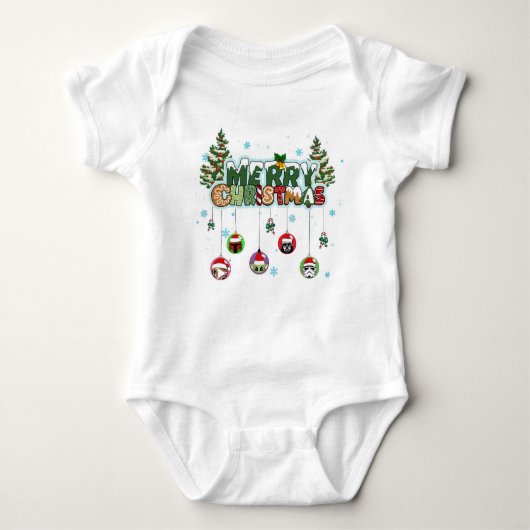 Merry Christmas Baby T-Shirt (Voorkant)