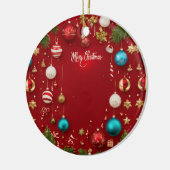 Merry Christmas Ball Keramische Ornament (Links)