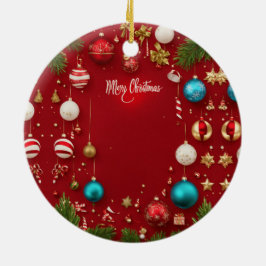 Merry Christmas Ball Keramische Ornament