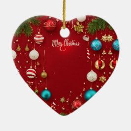 Merry Christmas Ball Keramische Ornament