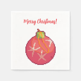 Merry Christmas Ball, Pixelart  Servet