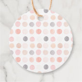 Merry Christmas Ballerina Gift Tag Bedankjes Labels (Achterkant)