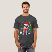 Merry Christmas Bandit Dad gift retro friend T-shirt (Voorkant volledig)