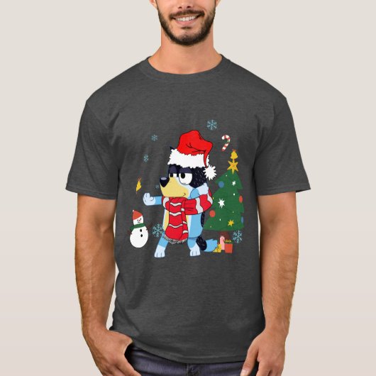 Merry Christmas Bandit Dad gift retro friend T-shirt (Voorkant)