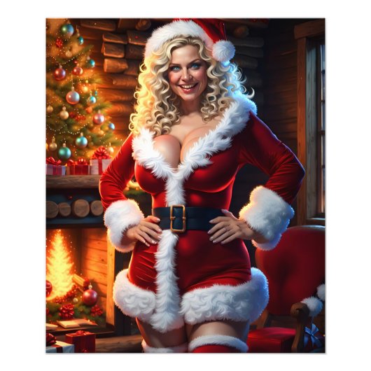 Merry Christmas Barrack Block Poster (Voorkant)
