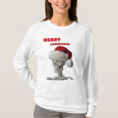 Merry Christmas Basic T-shirt met lange mouwen (Voorkant)