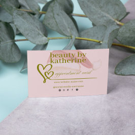 Merry Christmas Beauty Saloon Afspraakkaart Afsprakenkaartje