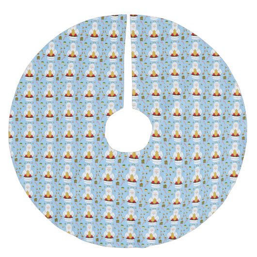 Merry Christmas Beekeeper Pattern Kerstboom Rok (Voorkant)