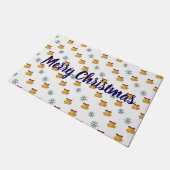 Merry Christmas Bell Doormat Deurmat (Schuin)