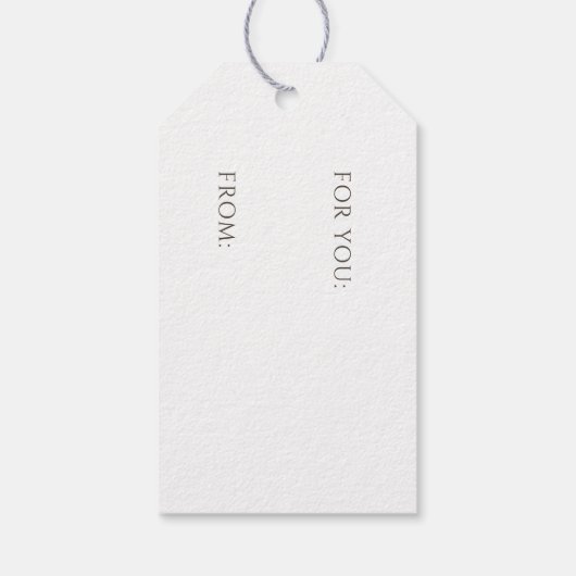 Merry Christmas Bells Gift Tag Cadeaulabel (Achterkant)