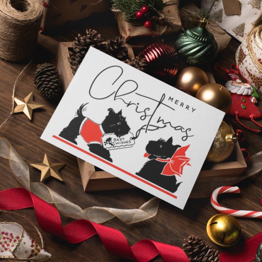 MERRY CHRISTMAS | Beste wensen voor Schotse honden