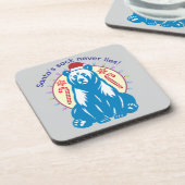 Merry Christmas Bier Onderzetter (Linkerzijde)