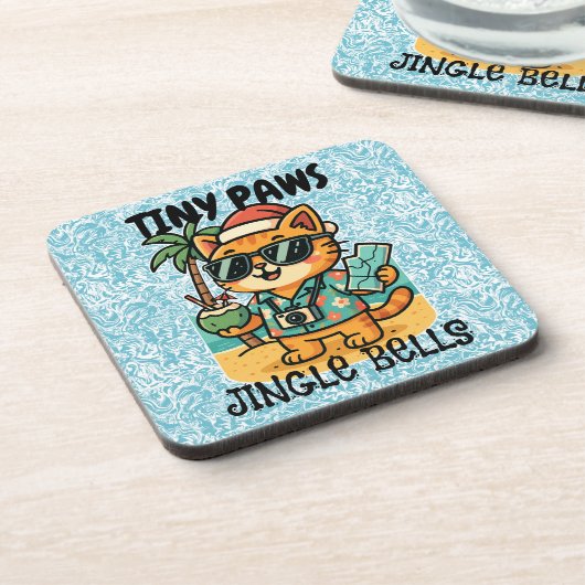 Merry Christmas Bier Onderzetter (Linkerzijde)