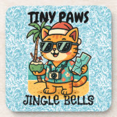 Merry Christmas Bier Onderzetter (Voorkant)