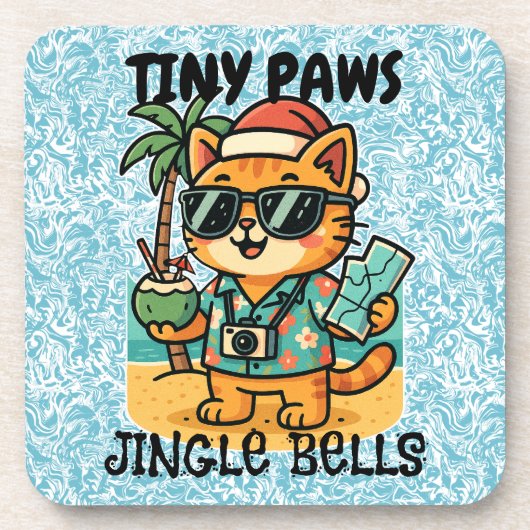 Merry Christmas Bier Onderzetter (Voorkant)