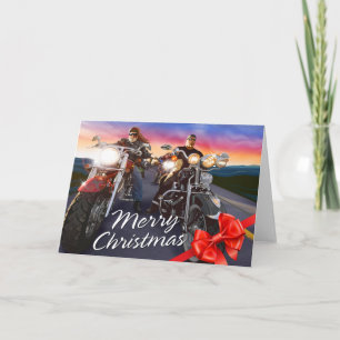 Merry Christmas Bikers 1 Opties Kaart
