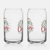 Merry Christmas  Blikvorm Glas (Links)