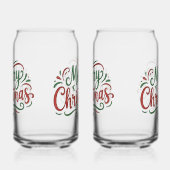 Merry Christmas  Blikvorm Glas (Rechts)