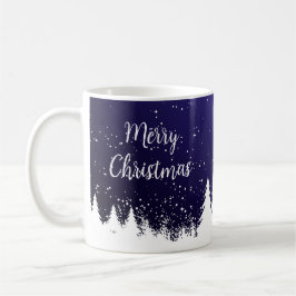  Merry Christmas Blue Mug Koffiemok