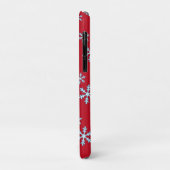Merry Christmas Blue Snowflake Holiday Winter Case-Mate iPhone Case (Achterkant/links)