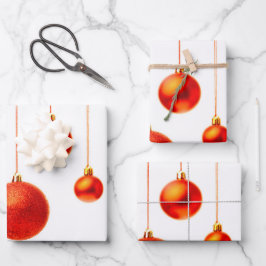 Merry Christmas blue star decoration with text Inpakpapier Vel