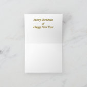 Merry christmas boho style feestdagen kaart (Binnen)