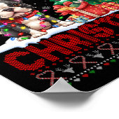 Merry Christmas Boston Terrier Hondenliefhebbers U Poster (Hoek)