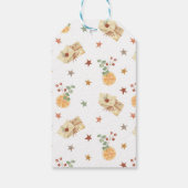 Merry Christmas Botanical Sinaasappel Hygge Cadeaulabel (Achterkant)