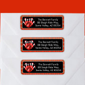 Merry Christmas Bowling  Etiket