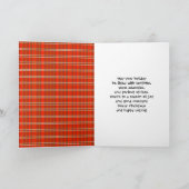 Merry Christmas Bowling  Kaart (Binnen)