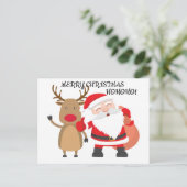 MERRY CHRISTMAS BRIEFKAART (Staand voorkant)