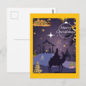 Merry Christmas. Briefkaart (Voorkant / Achterkant)