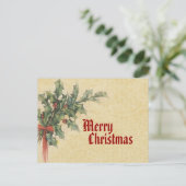  Merry Christmas Briefkaart (Staand voorkant)