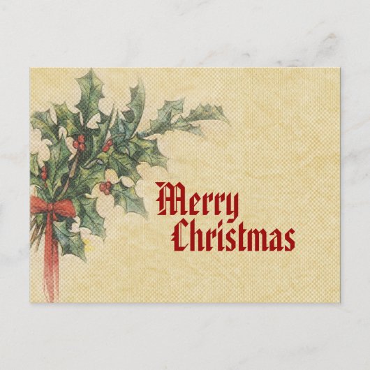  Merry Christmas Briefkaart (Voorkant)