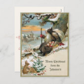  Merry Christmas Briefkaart (Voorkant / Achterkant)