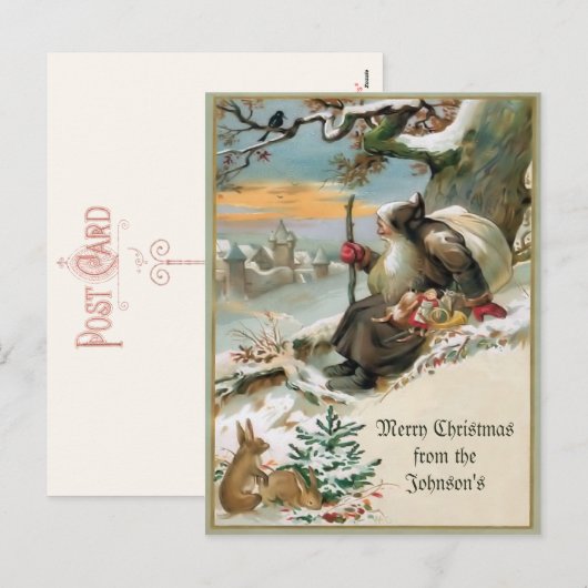  Merry Christmas Briefkaart (Voorkant / Achterkant)