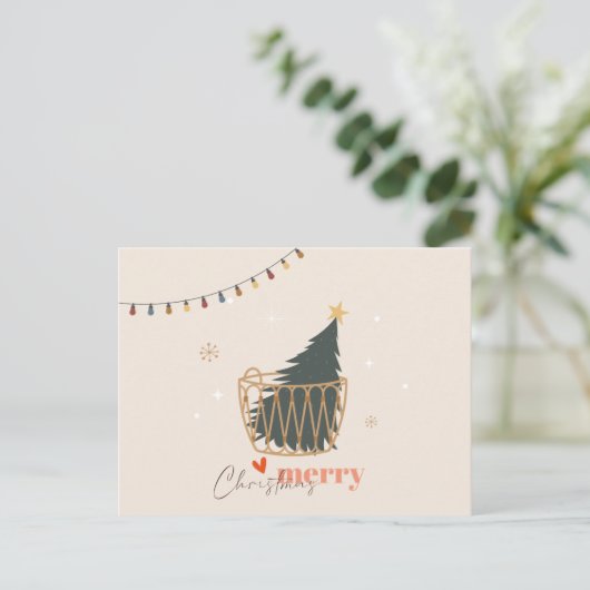 🎄Merry Christmas Briefkaart (Staand voorkant)